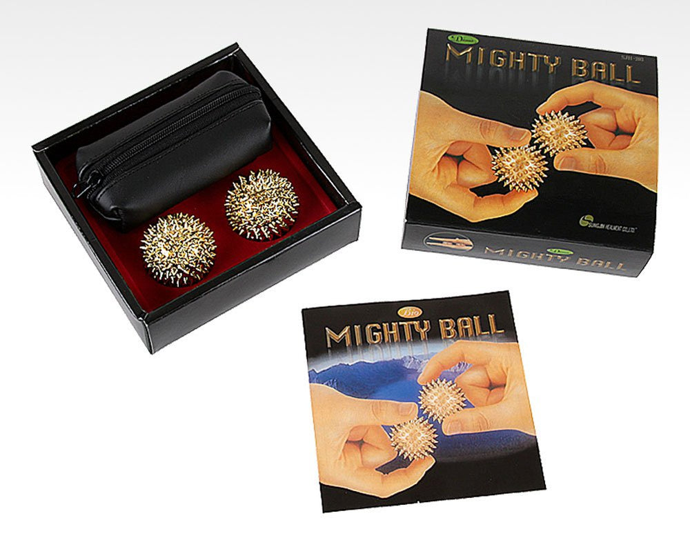 Mighty Ball pack with pouch and case for portable routine storage