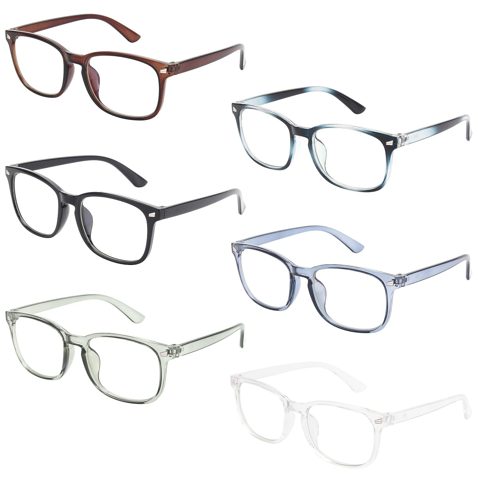 MIGSIR blue light blocking glasses front view reducing screen glare for gaming