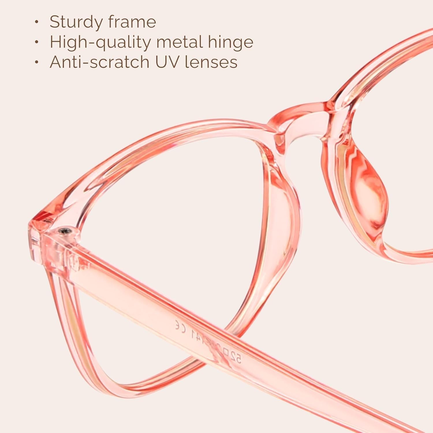 MIGSIR blue light blocking glasses packaging with case