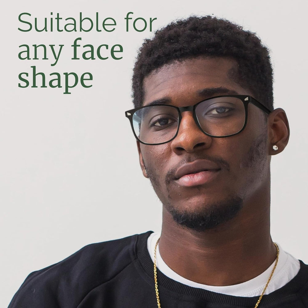 MIGSIR blue light blocking glasses side profile ideal for long work sessions