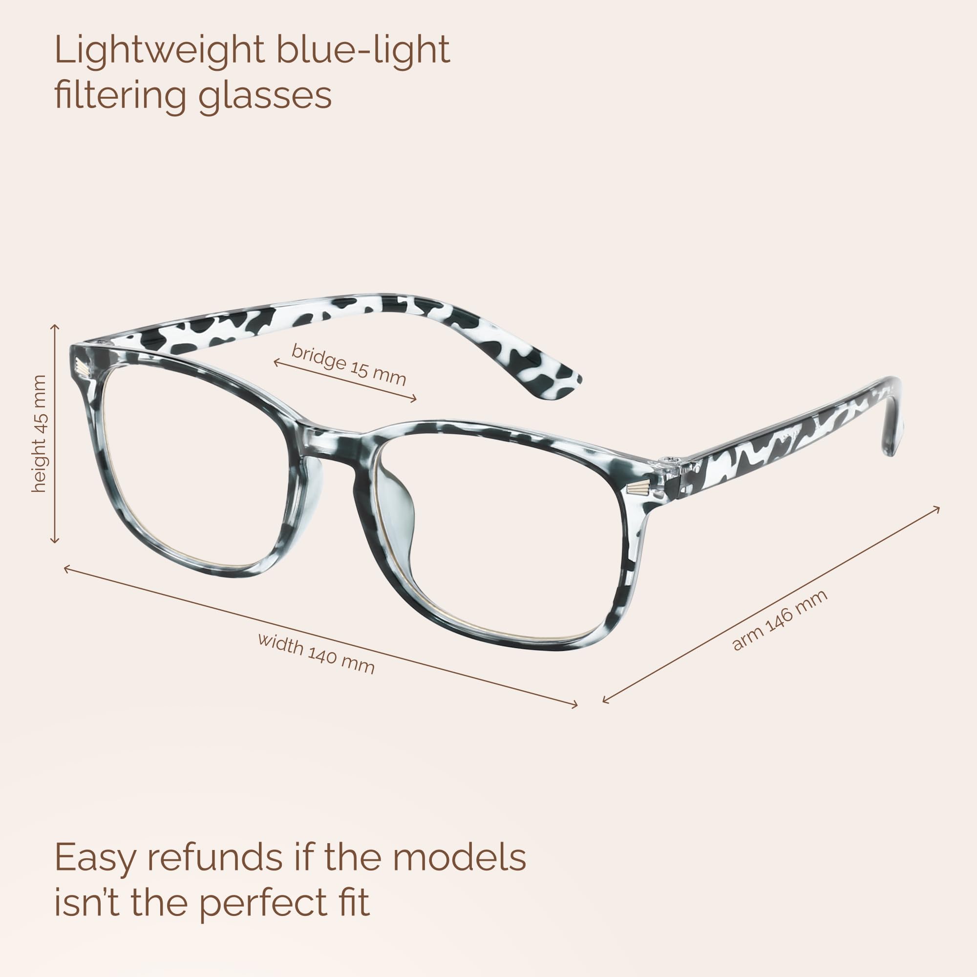 MIGSIR blue light glasses anti-glare feature boosts viewing comfort