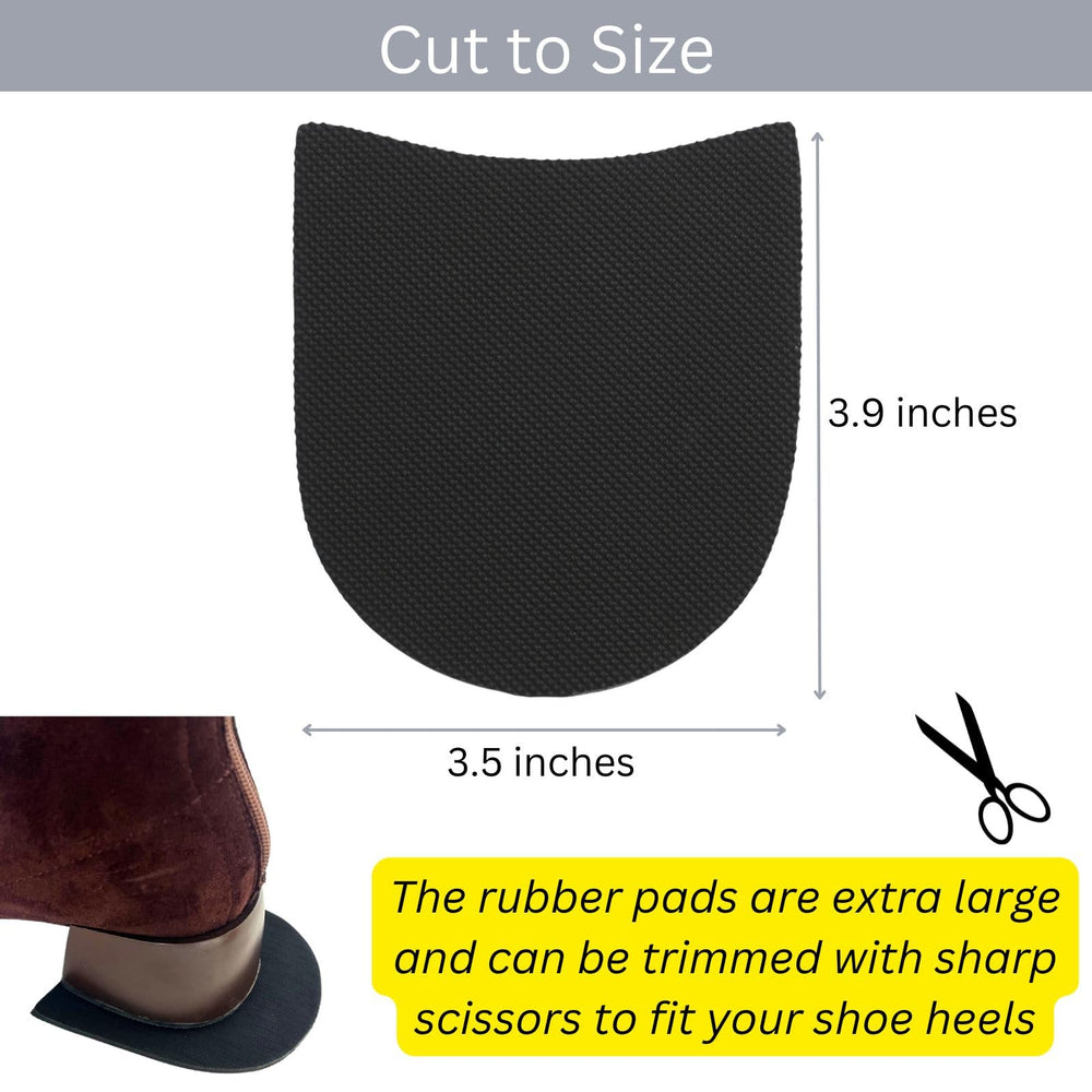 MIIDII 4mm-thick anti-slip pad enhances grip and durability on worn heels.