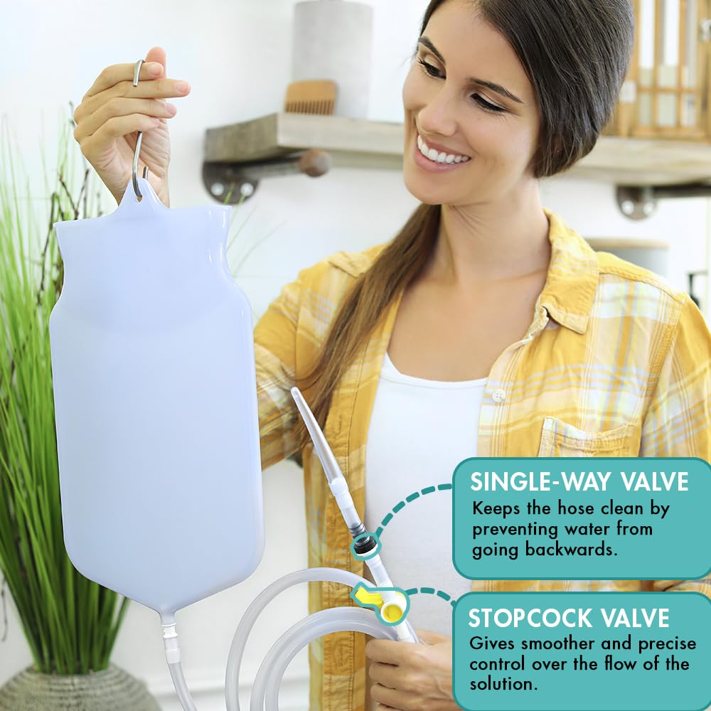 Mikacare 6-foot silicone tubing for flexible, comfortable setup.