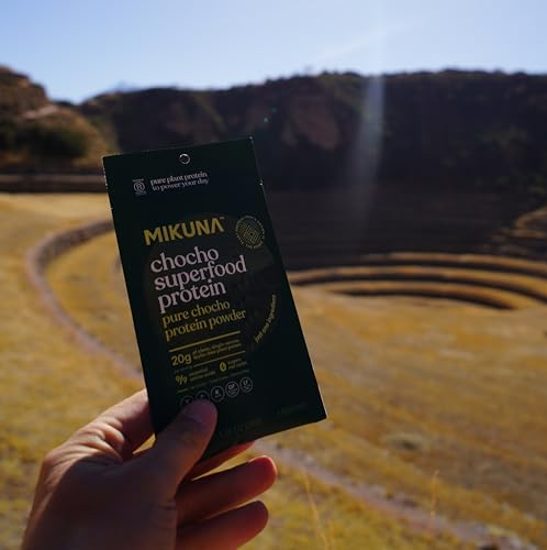 Travel-friendly Mikuna Chocho sachets arranged for on-the-go nutrition.