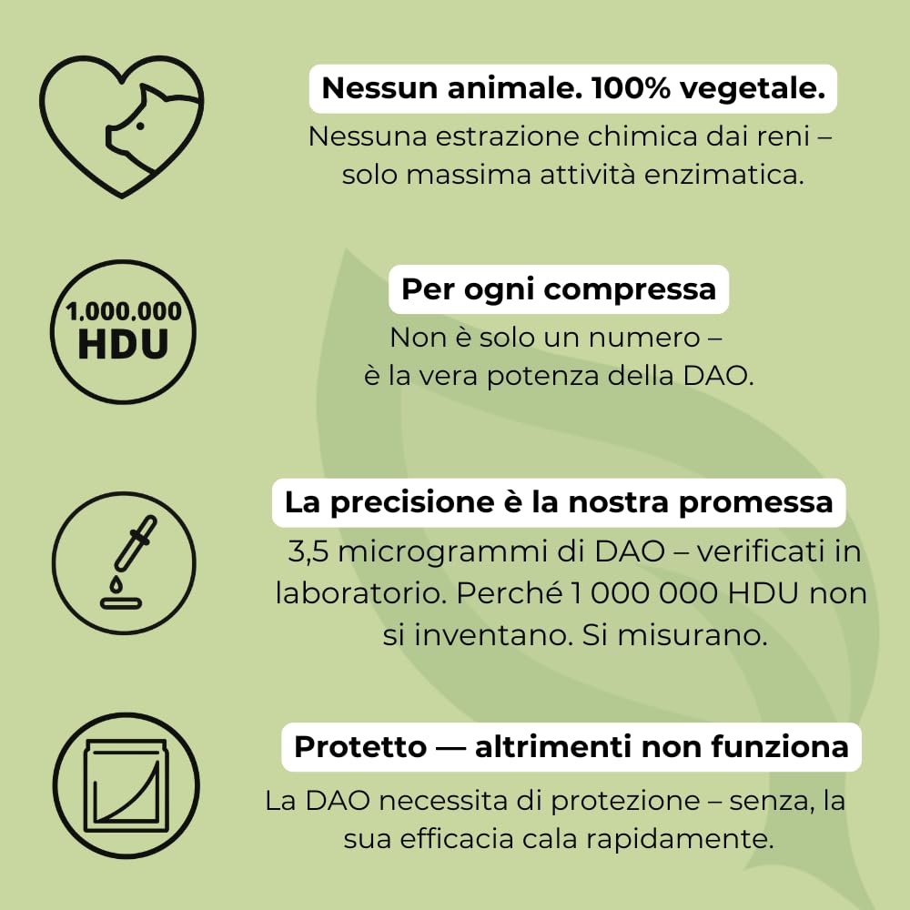 Swiss-controlled production ensures traceable quality for milDAO tablets