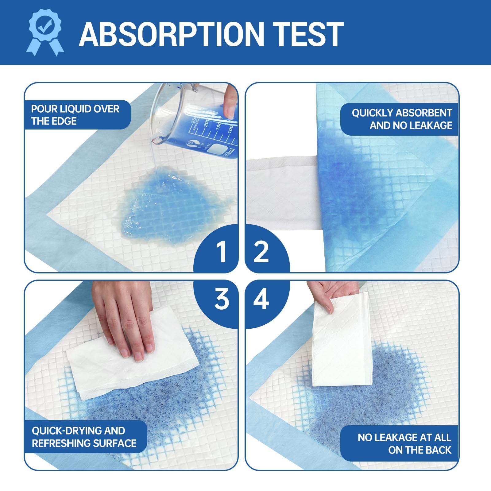 MILDPLUS disposable pads simplify cleanup after use