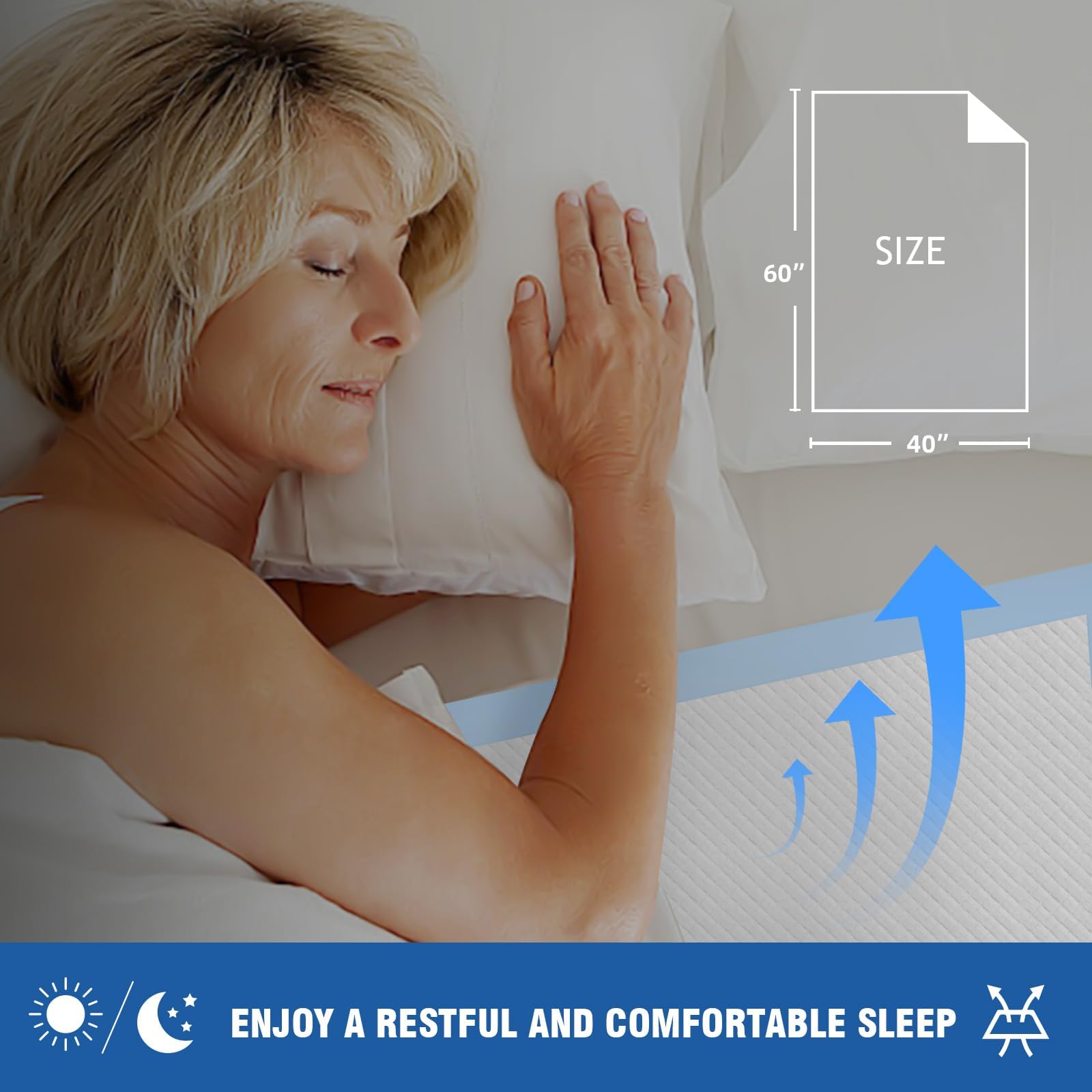 MILDPLUS durable tear-resistant design maintains shape for quiet use