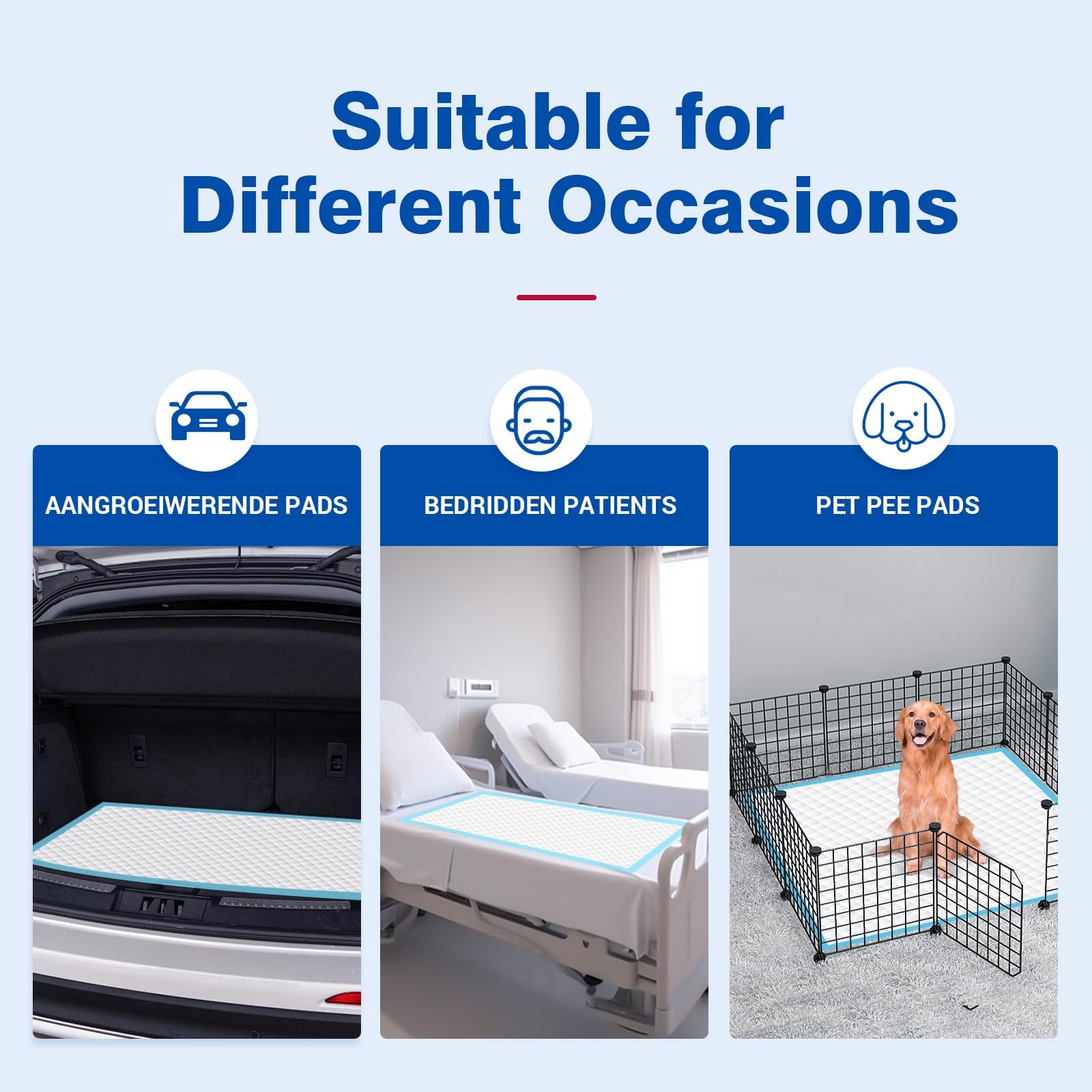 MILDPLUS suitable for large dogs needing a dry rest area