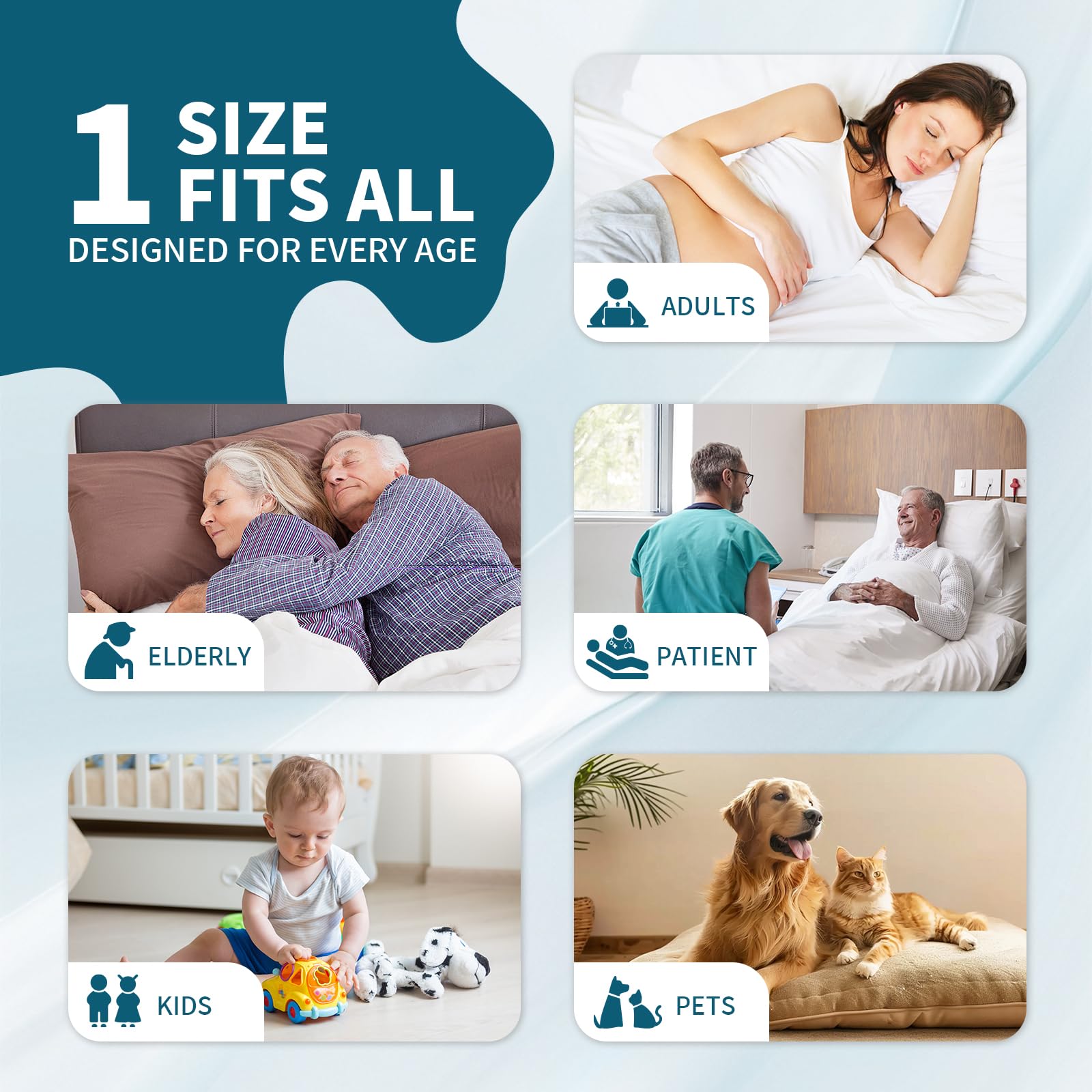 MILDPLUS caregiver-friendly underpad supports comfortable caregiving routines.