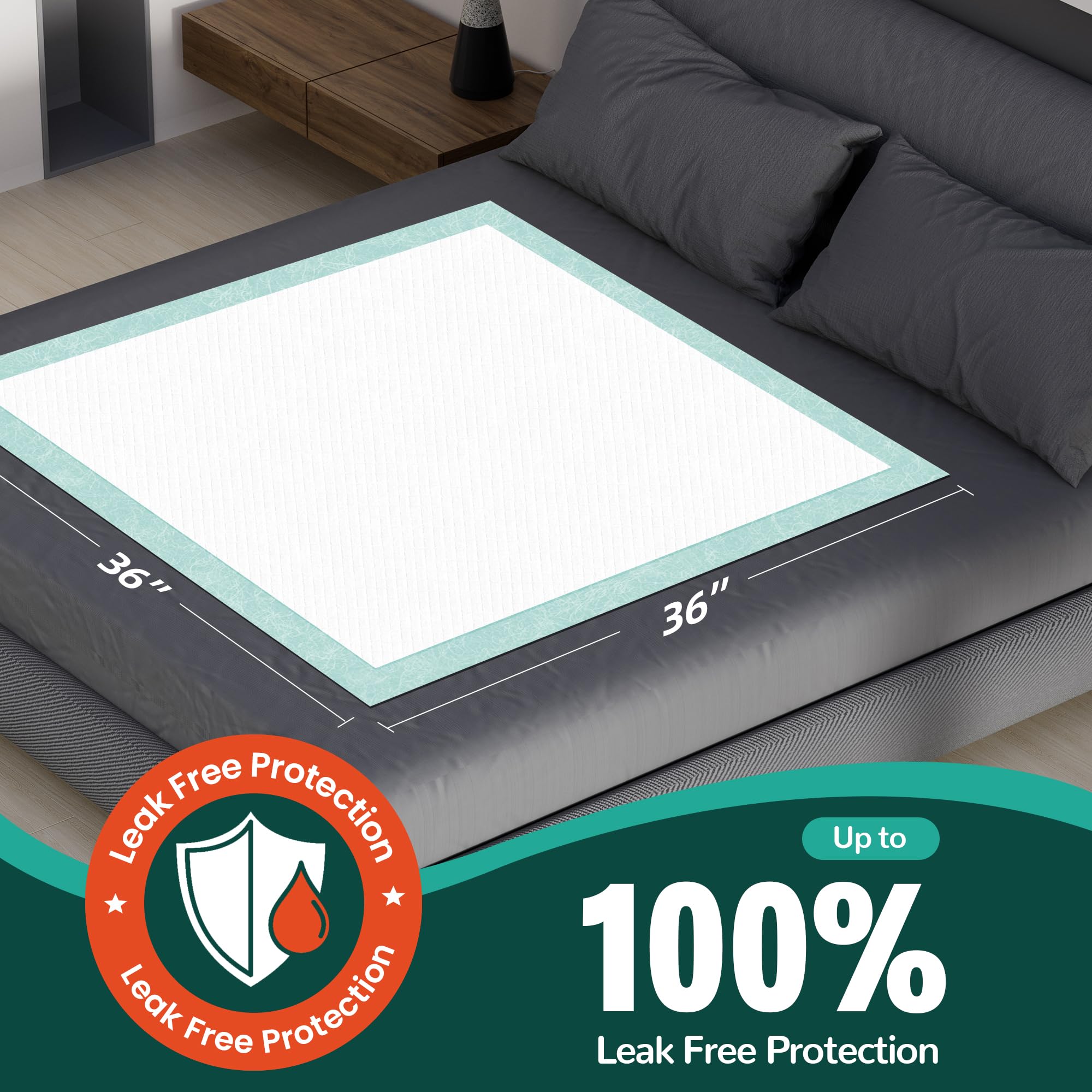 MILDPLUS hypoallergenic skin-safe pad suitable for adults, seniors, and pets.