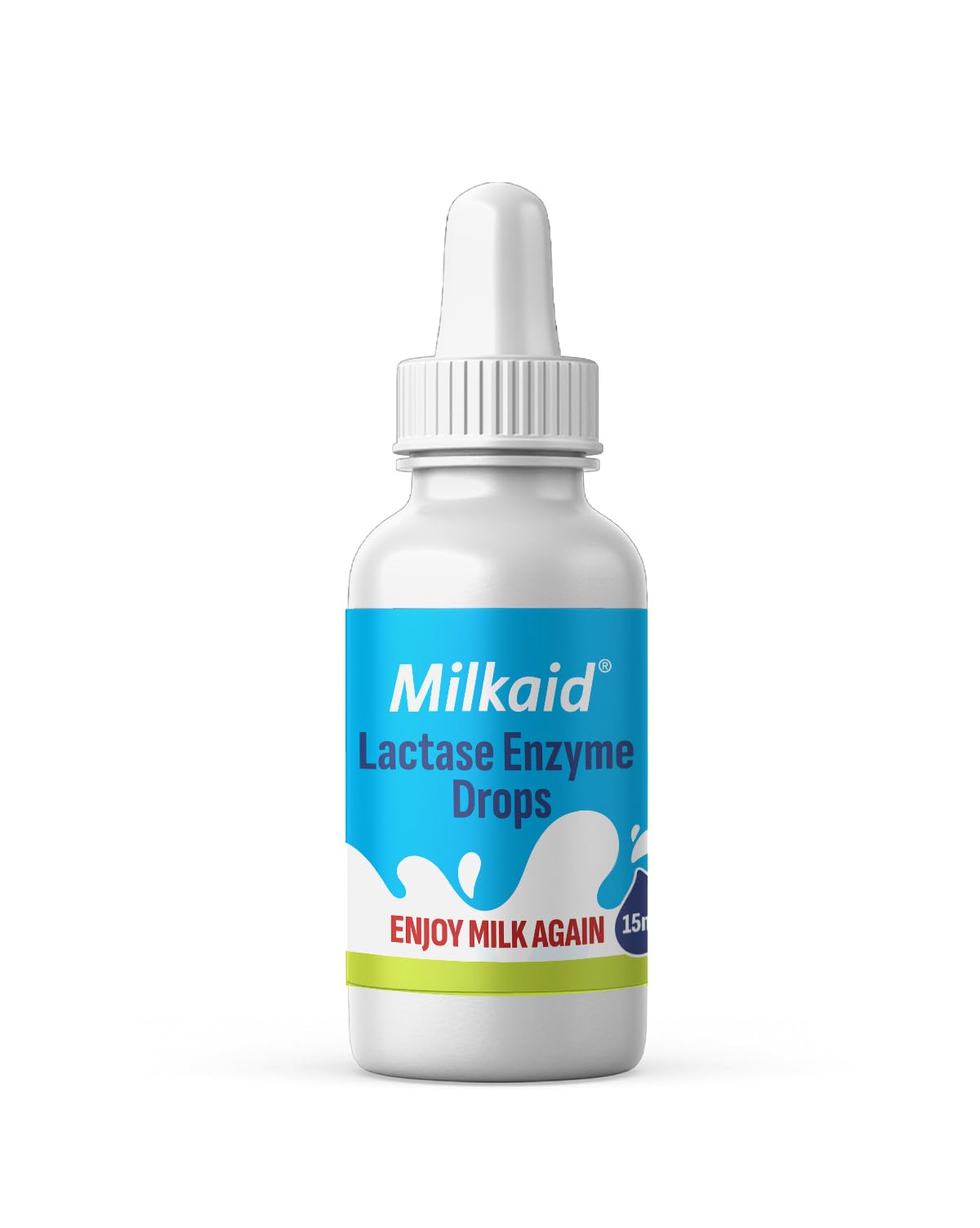 Milkaid packaging highlighting gluten-free and vegetarian-friendly label