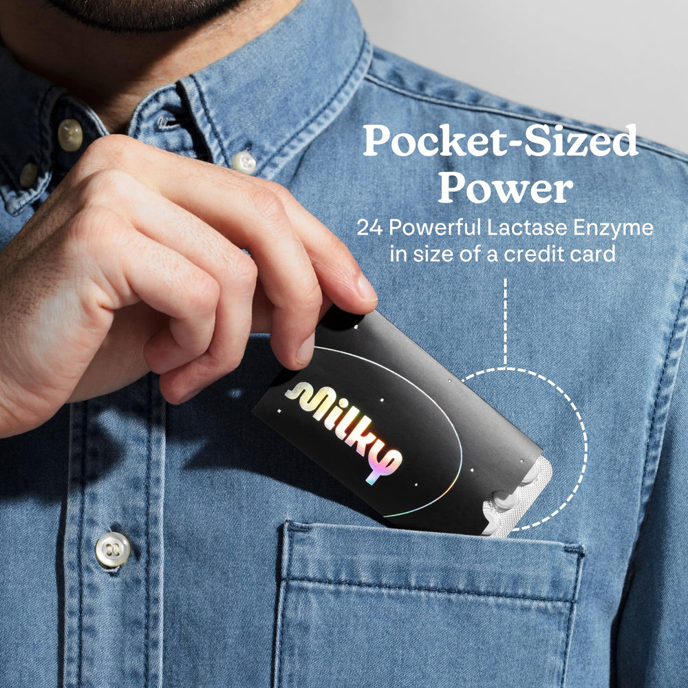 Milky discreet packaging designed for professionals and busy days.