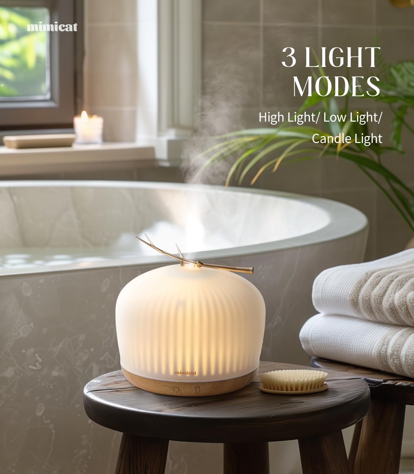 Mimicat auto shut-off feature ensures safety during night use.