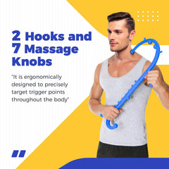 Mimlevey knot-focused massager aids post-work recovery and circulation.