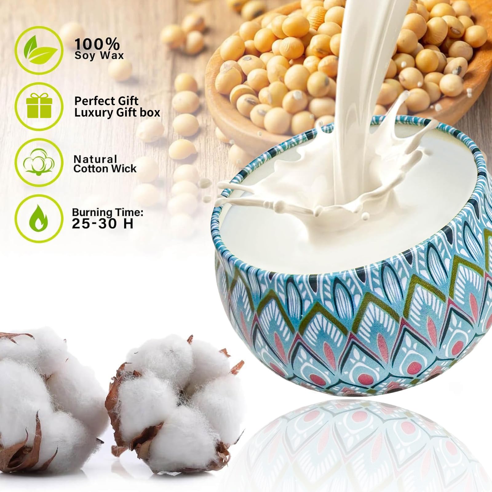 MIMURHYL birch vanilla jar candle comforting evenings with soothing warmth.