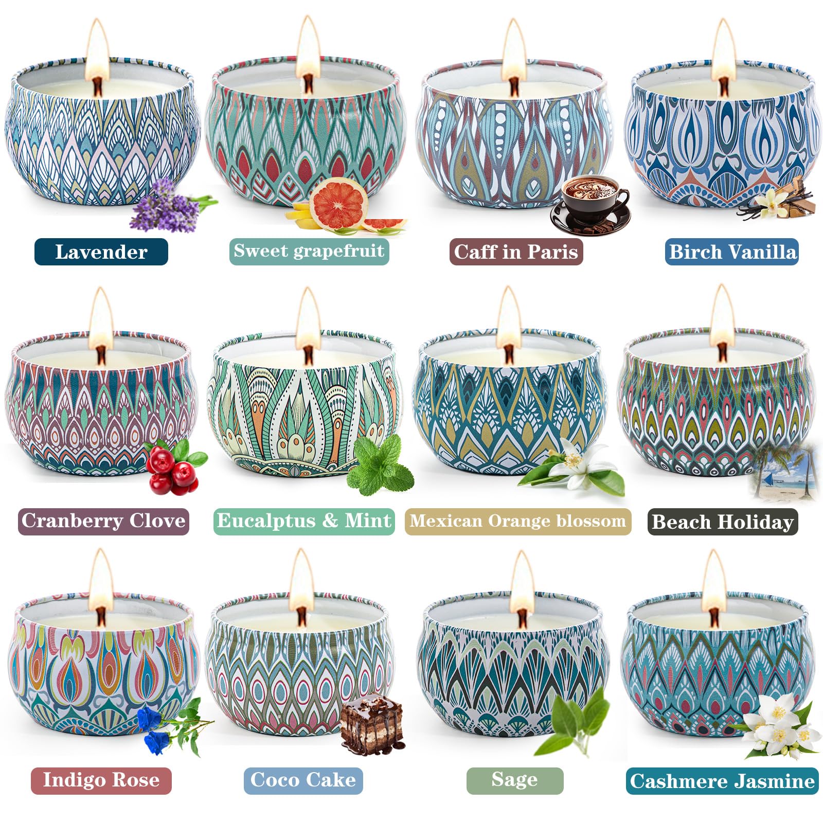 MIMURHYL sweet grapefruit jar candle brightening mornings and uplifting moods.