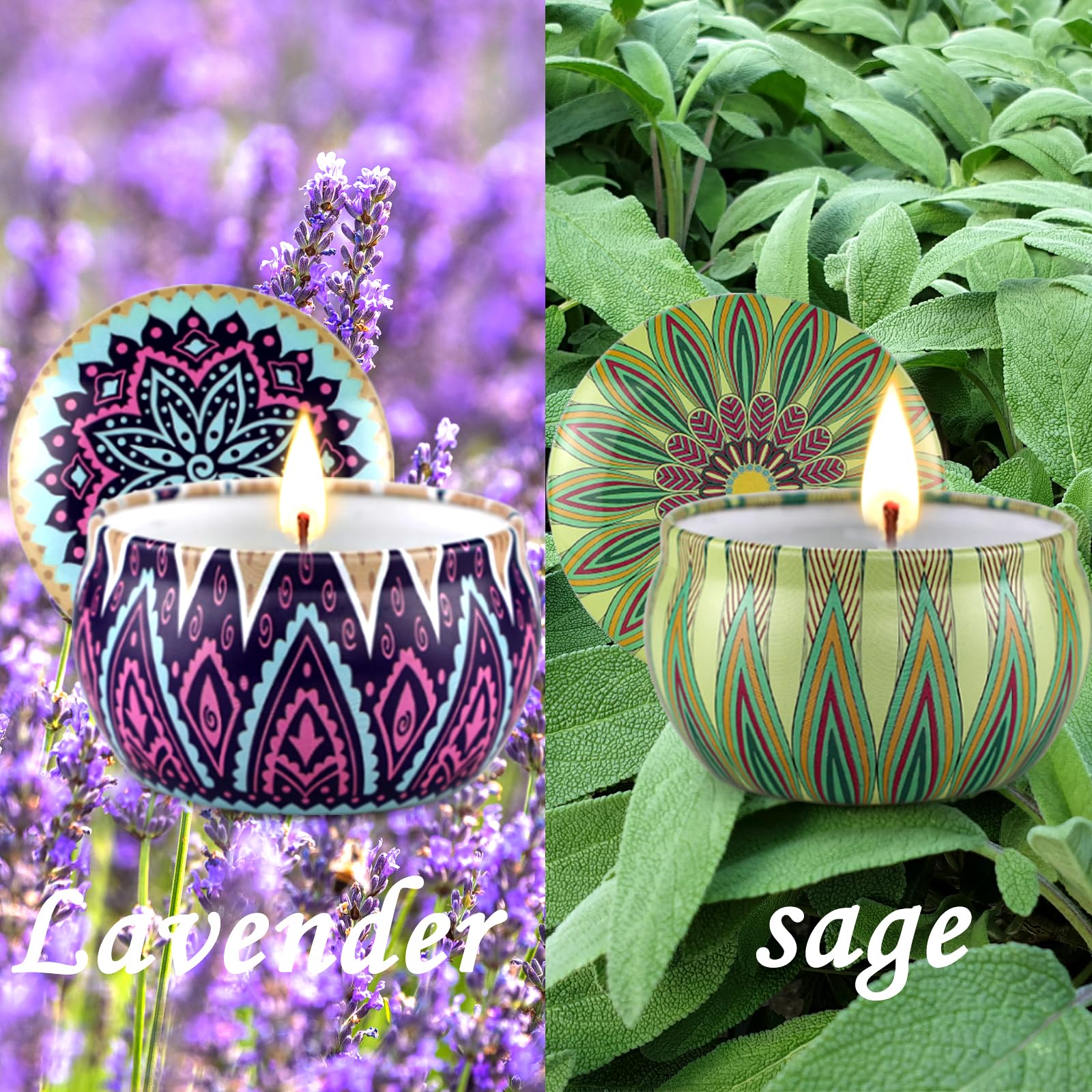 MIMURHYL soy wax candle with clean, steady burn.