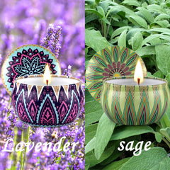 MIMURHYL soy wax candle with clean, steady burn.