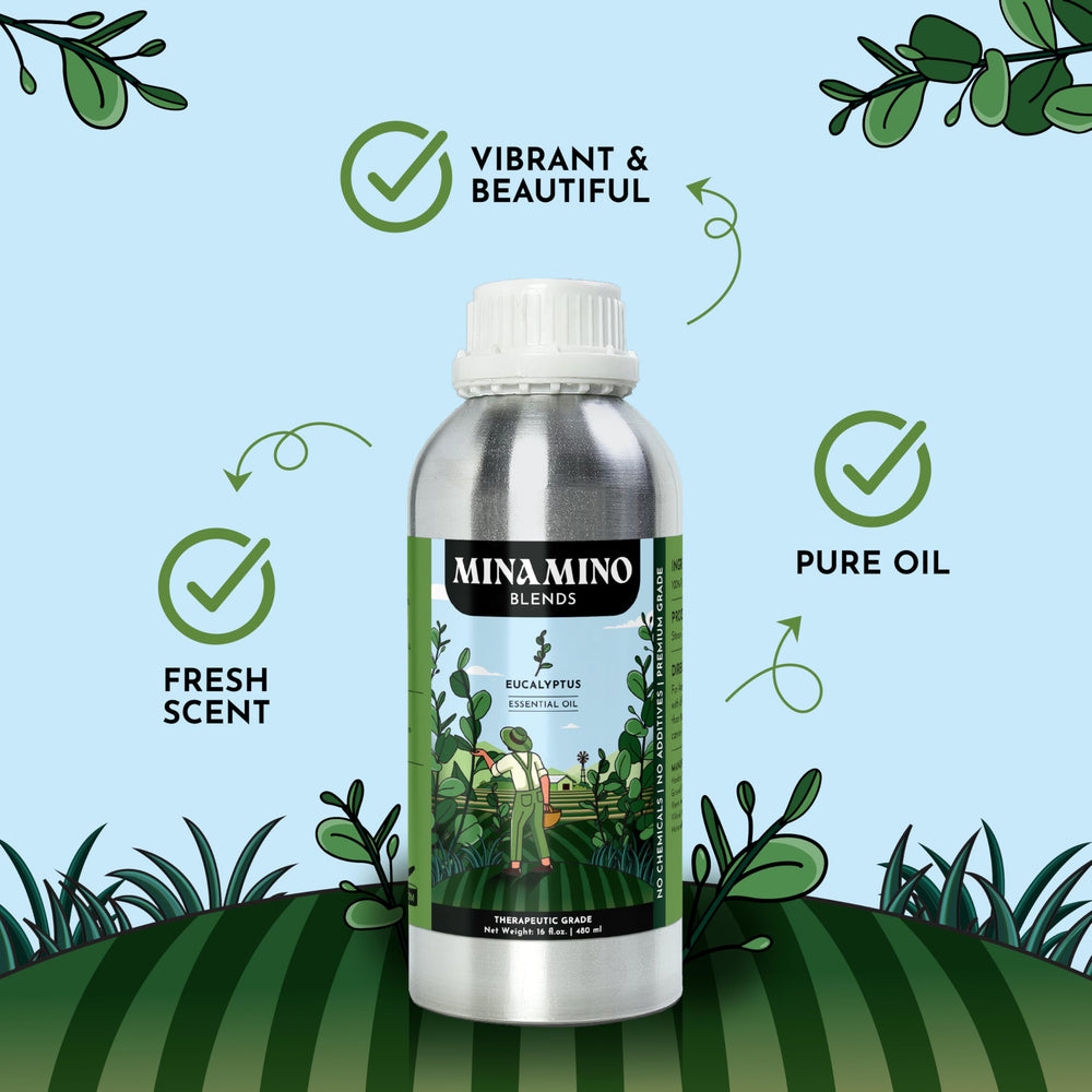 Minamino Blends eucalyptus for soap making creates fresh, soothing scent