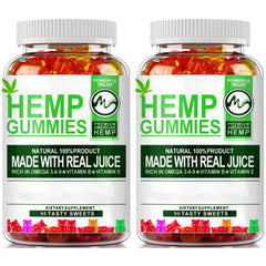 Minch Hemp Gummies 2-pack front view, tasty daily option for relaxation and focus.