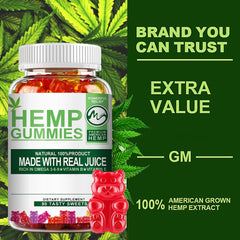 Minch Hemp Gummies bottle view shows convenient 2-pack for on-the-go use.