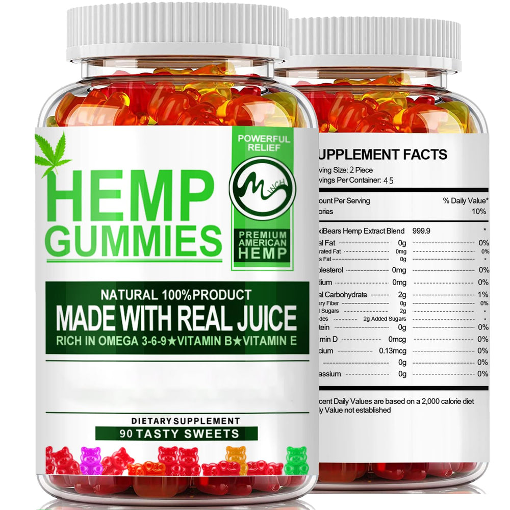 Minch Hemp Gummies ingredient scan highlights organic hemp extract and vitamin blend.