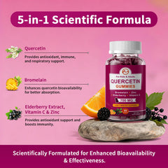 Minch Quercetin Gummies two-pack highlights convenient option for households