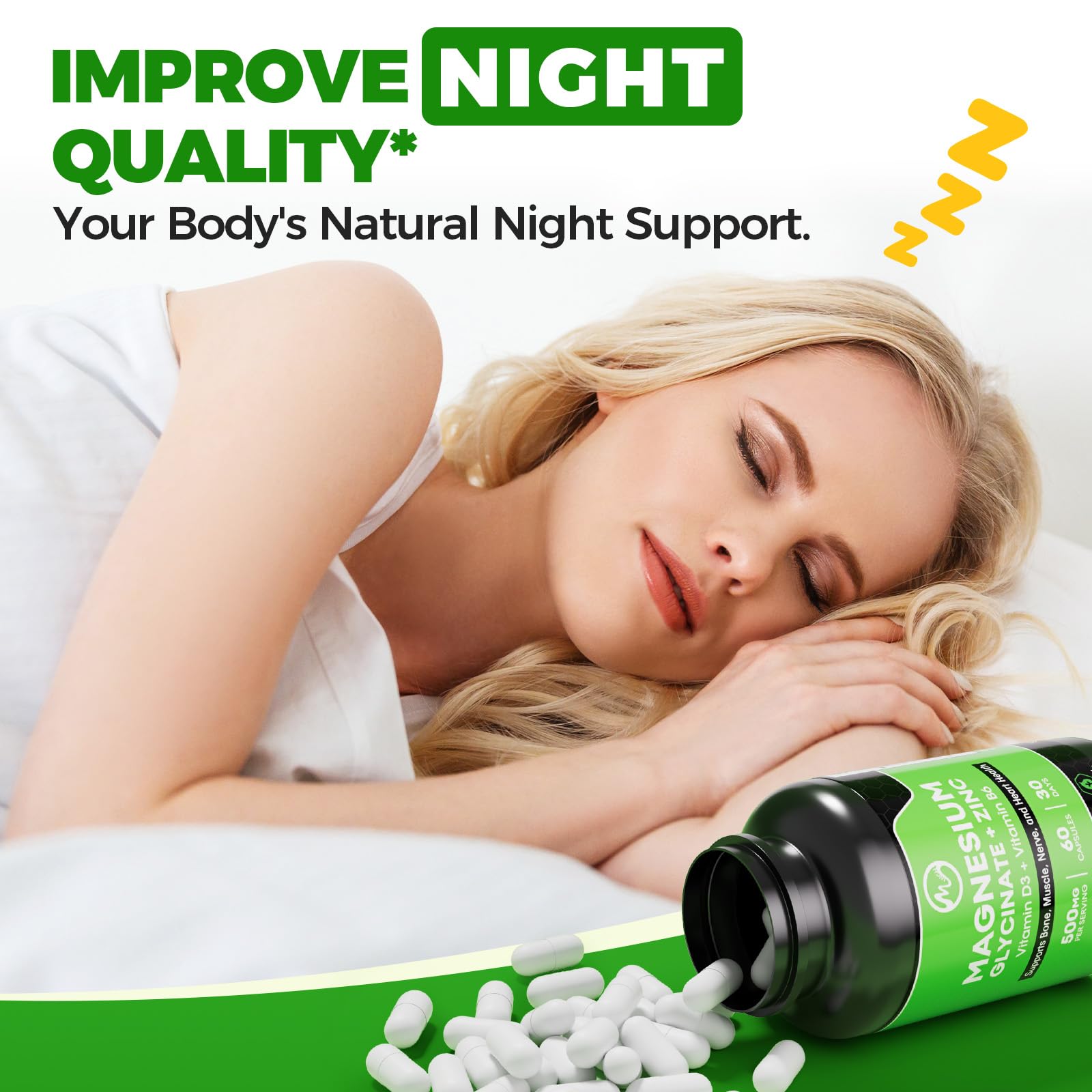 Minch serving spoon with capsules for easy daily dose