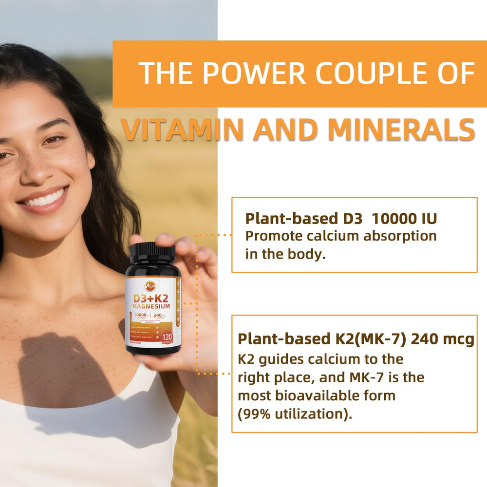 M inch bottle label detail communicates 120 capsules for up to two months.