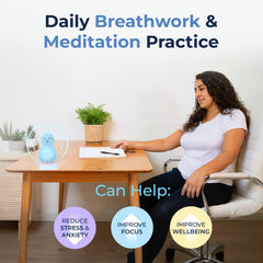 Mindsight Breathing Buddha with ambient nature sounds enhances sensory breathing practice