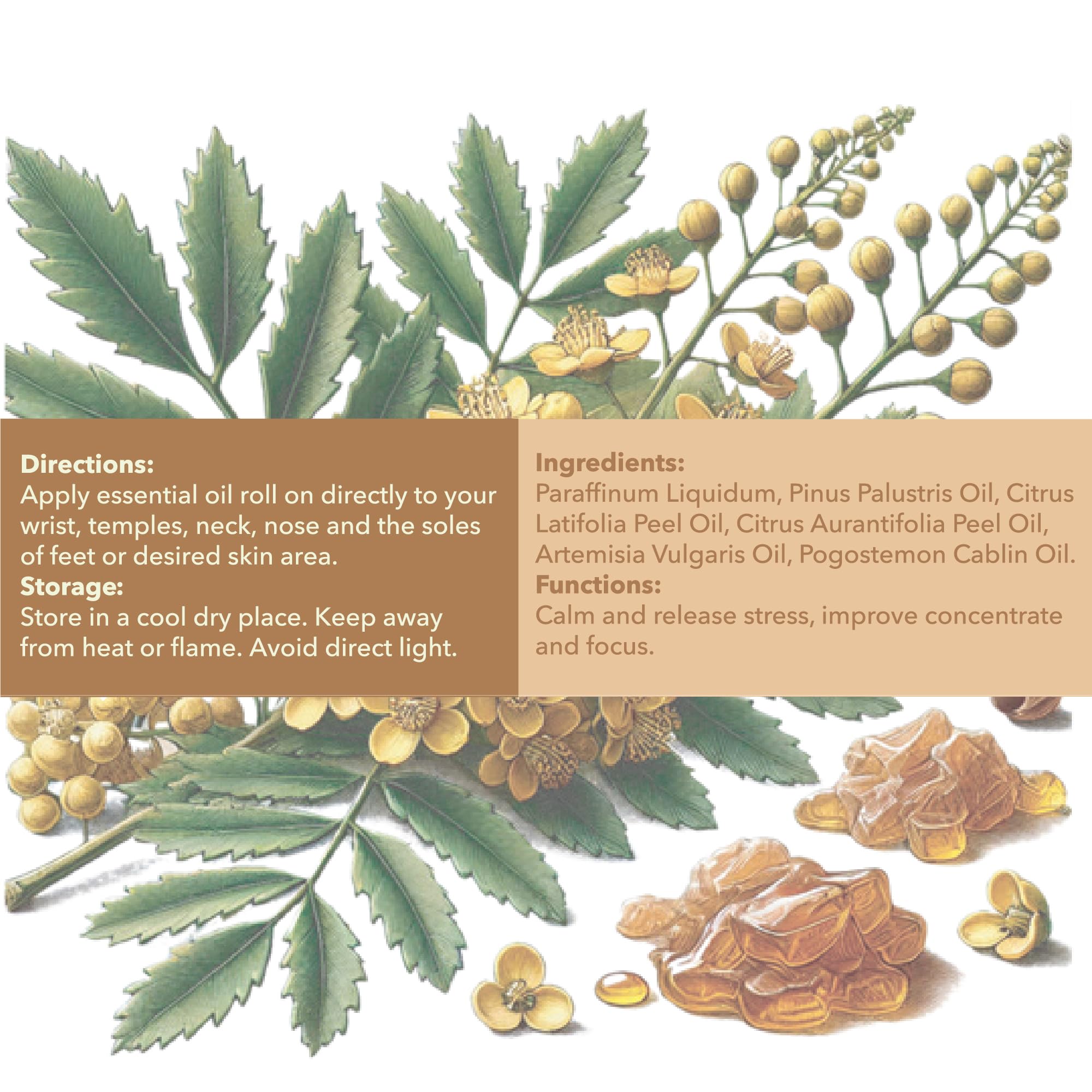 Mine Frankincense Roll On daily use highlight calming aroma.
