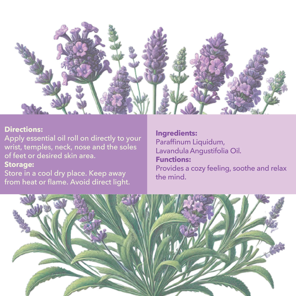 Mine Lavender aroma image suggests relaxing ambiance at home.
