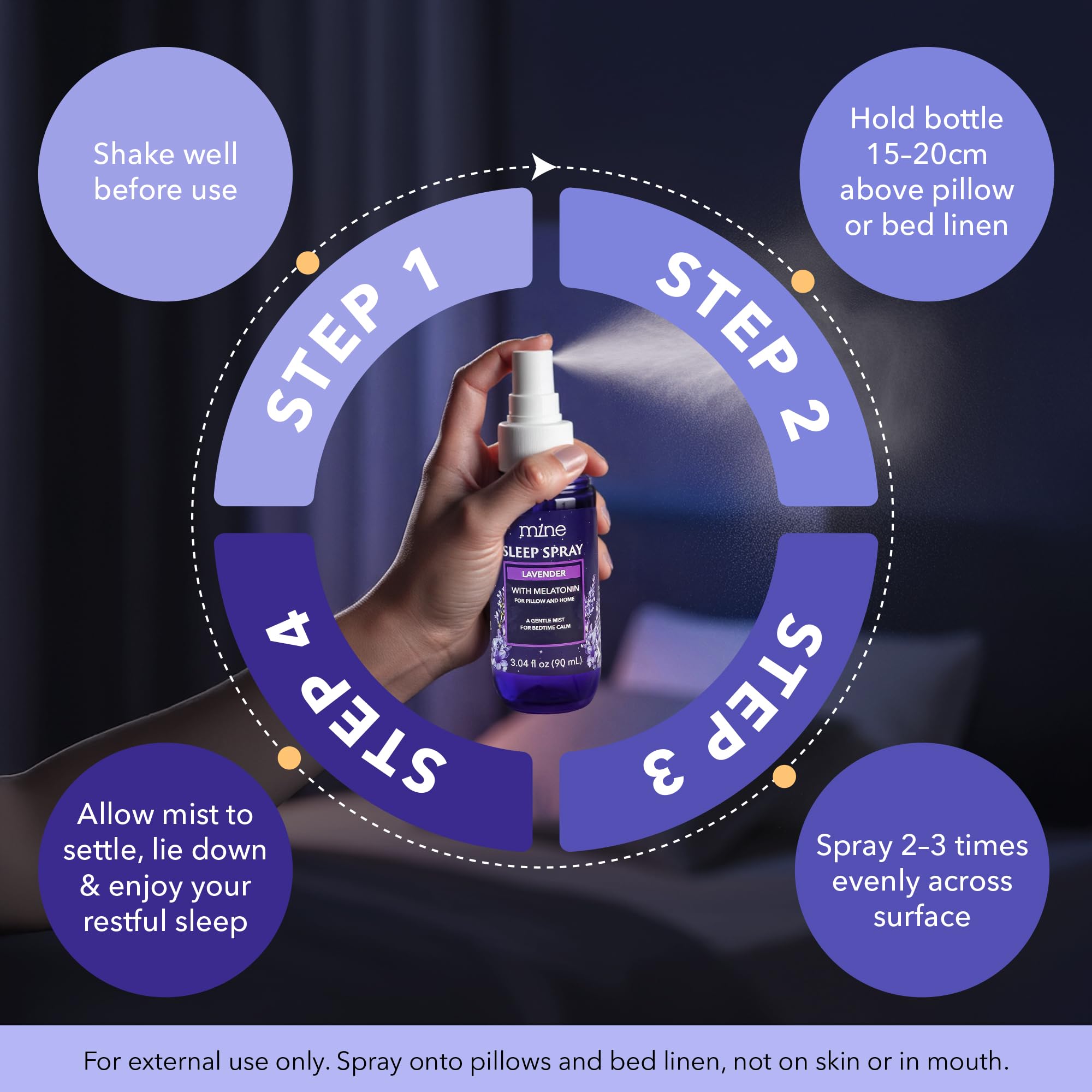 Mine Sleep Spray gift packaging signals thoughtful stocking stuffer.