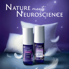 Mine Lavender Sleep Spray pillow closeup invites peaceful sleep.