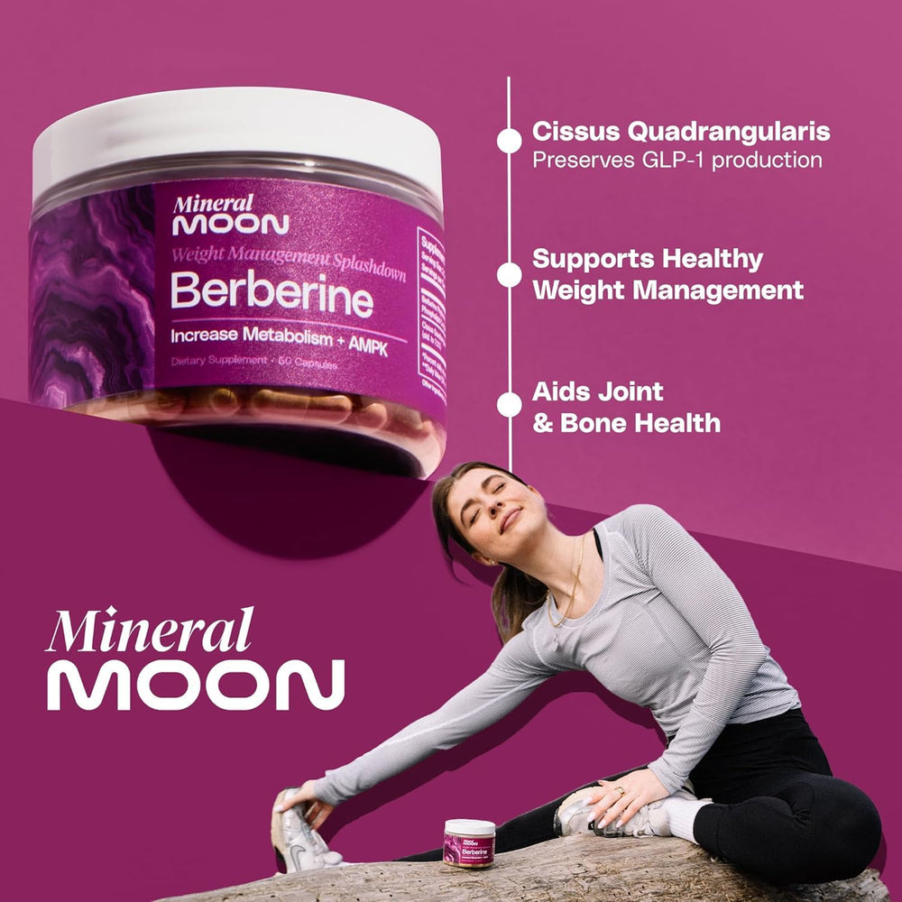 Protective bottle sealing preserves freshness for Mineral Moon capsules