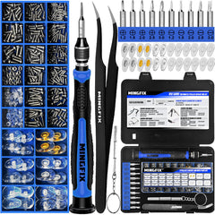 MINGFIX eyeglass repair kit with magnetic bits for easy screw handling and quick fixes.