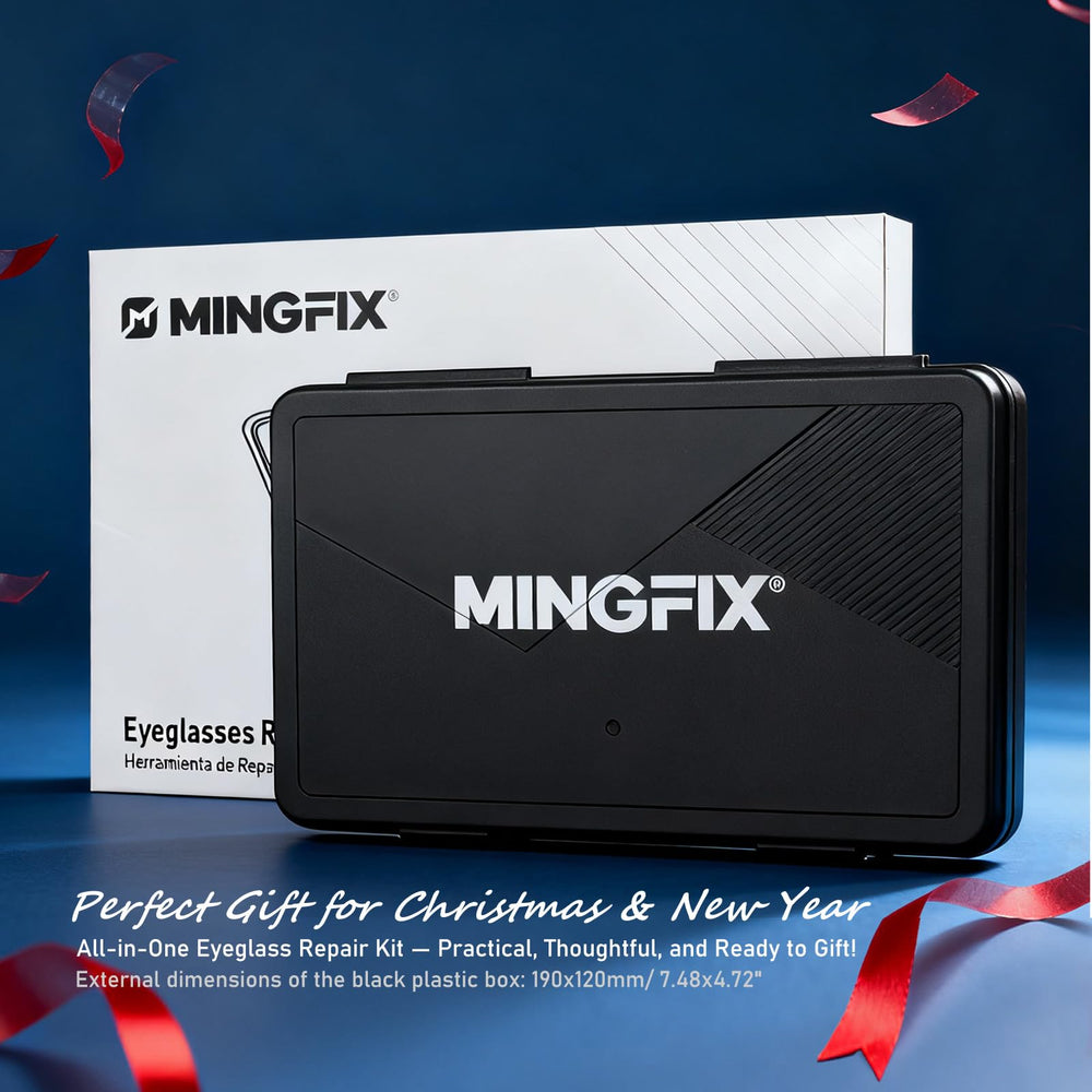 MINGFIX magnetic screwdrivers provide precise handling for tiny eyeglass screws.