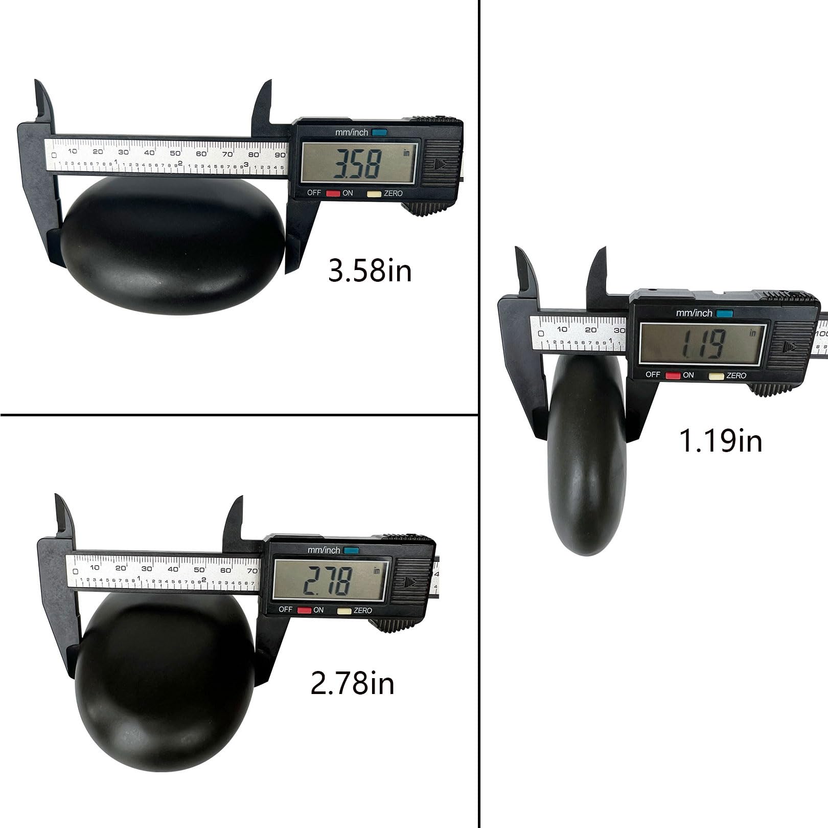 MINGJISHIYE oval-arc stones designed for easy grip and lasting warmth