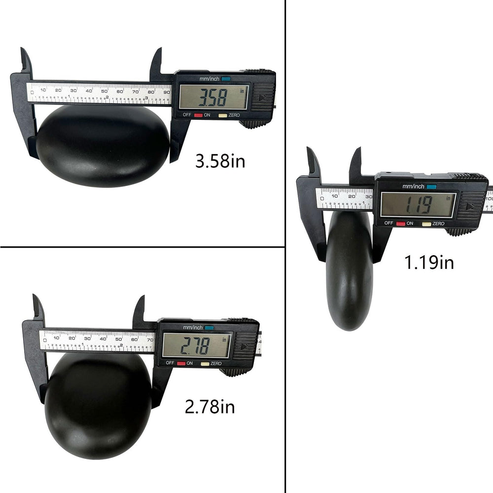 MINGJISHIYE oval-arc stones designed for easy grip and lasting warmth