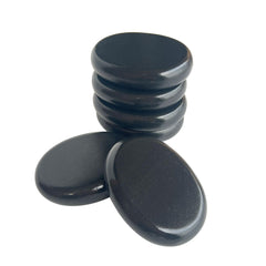 MINGJISHIYE hot stones set oval shape for easy grip and deep warmth.