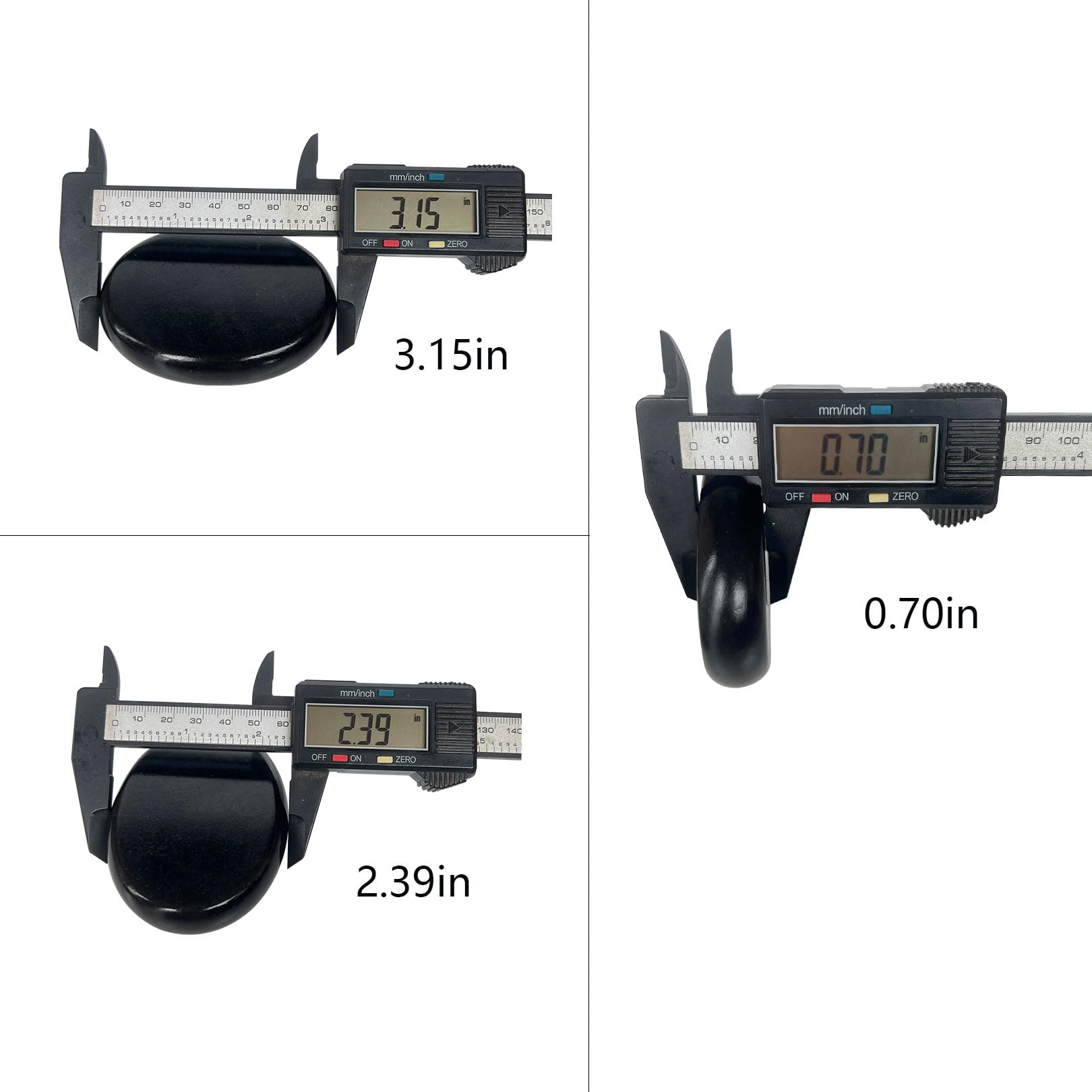 MINGJISHIYE hot stones set in travel bag for portable spa sessions.