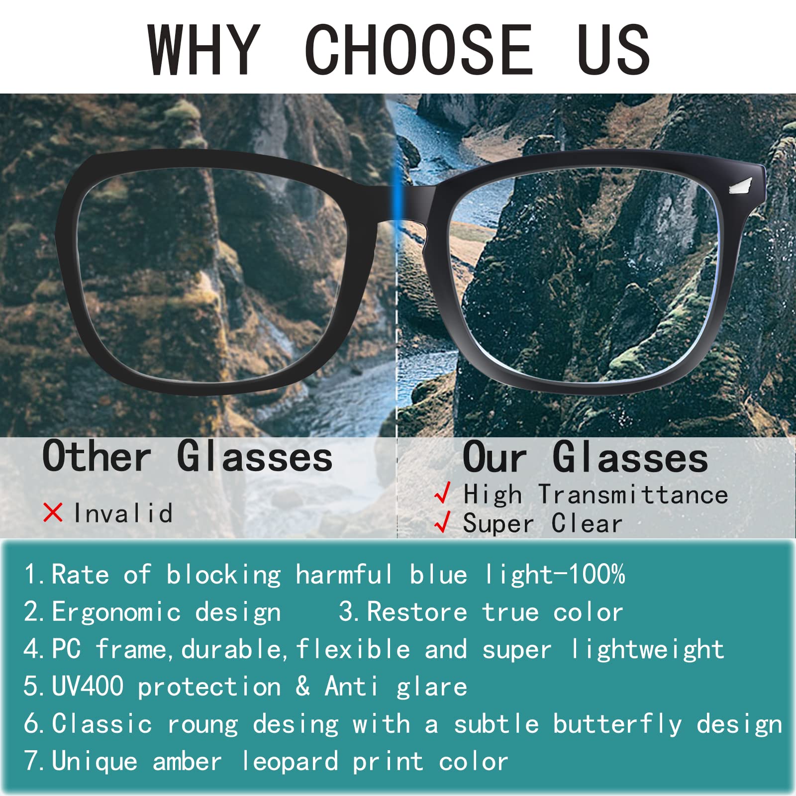 Minlen blue light glasses woman lifestyle style to complement outfits
