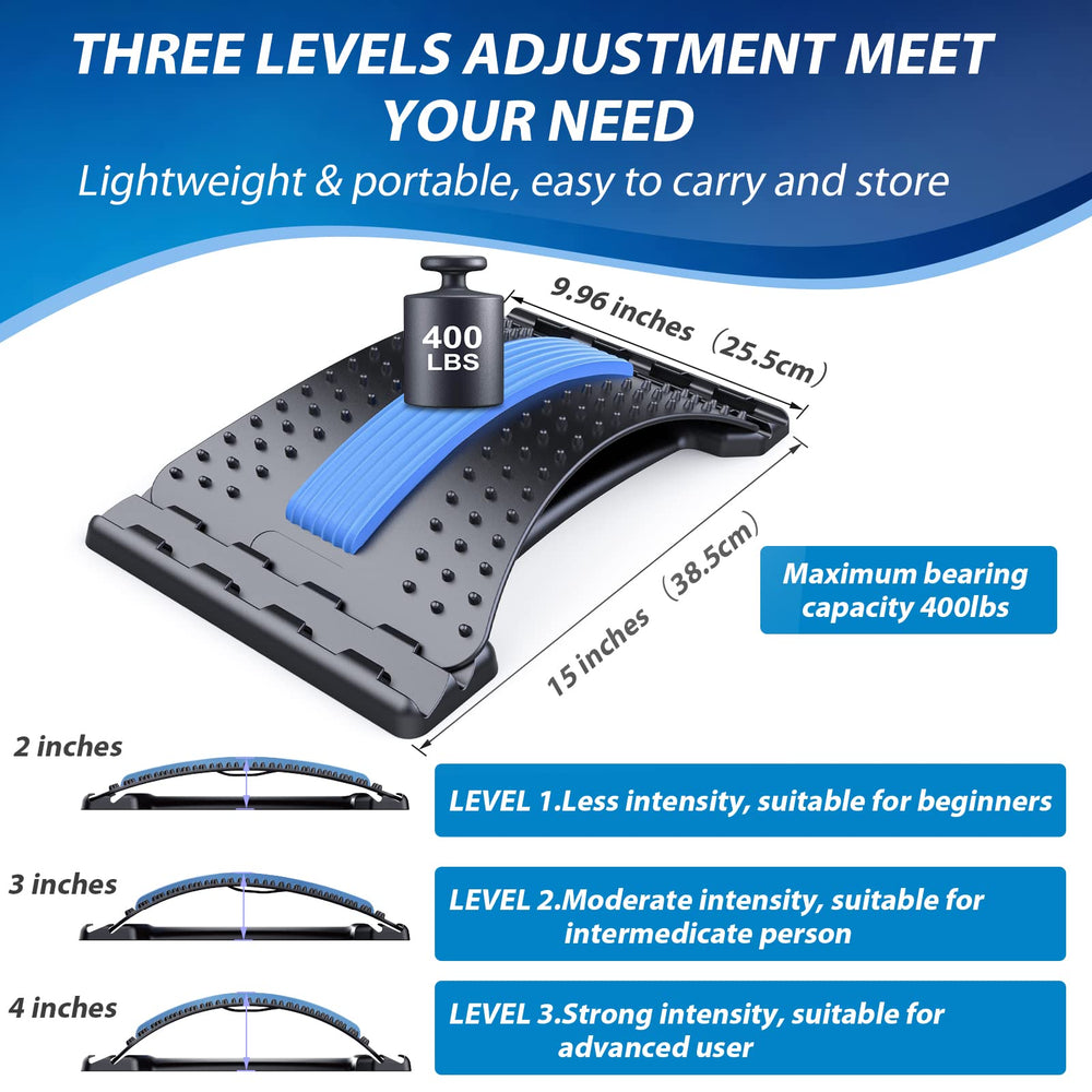 MINOLL Back Stretcher durable PP material supports regular use.