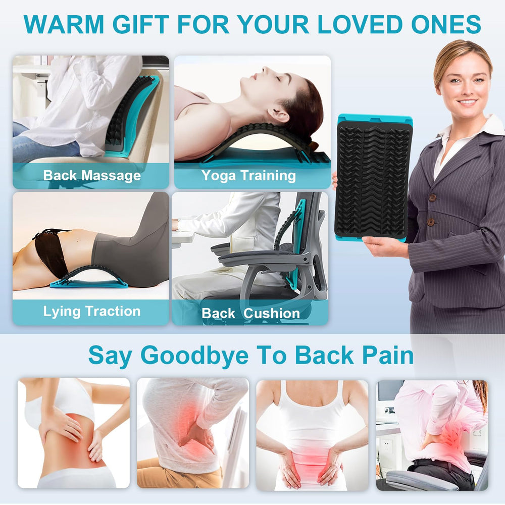 MINOLL Back Stretcher ideal for convenient at-home spine decompression sessions.