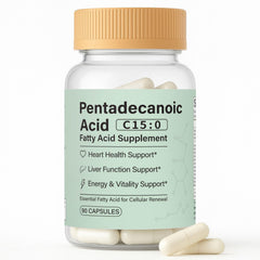 Minyang Pentadecanoic Acid Capsules bottle front for daily wellness.