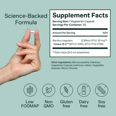 Close-up of MIOME IB-ONE capsules for easy daily use