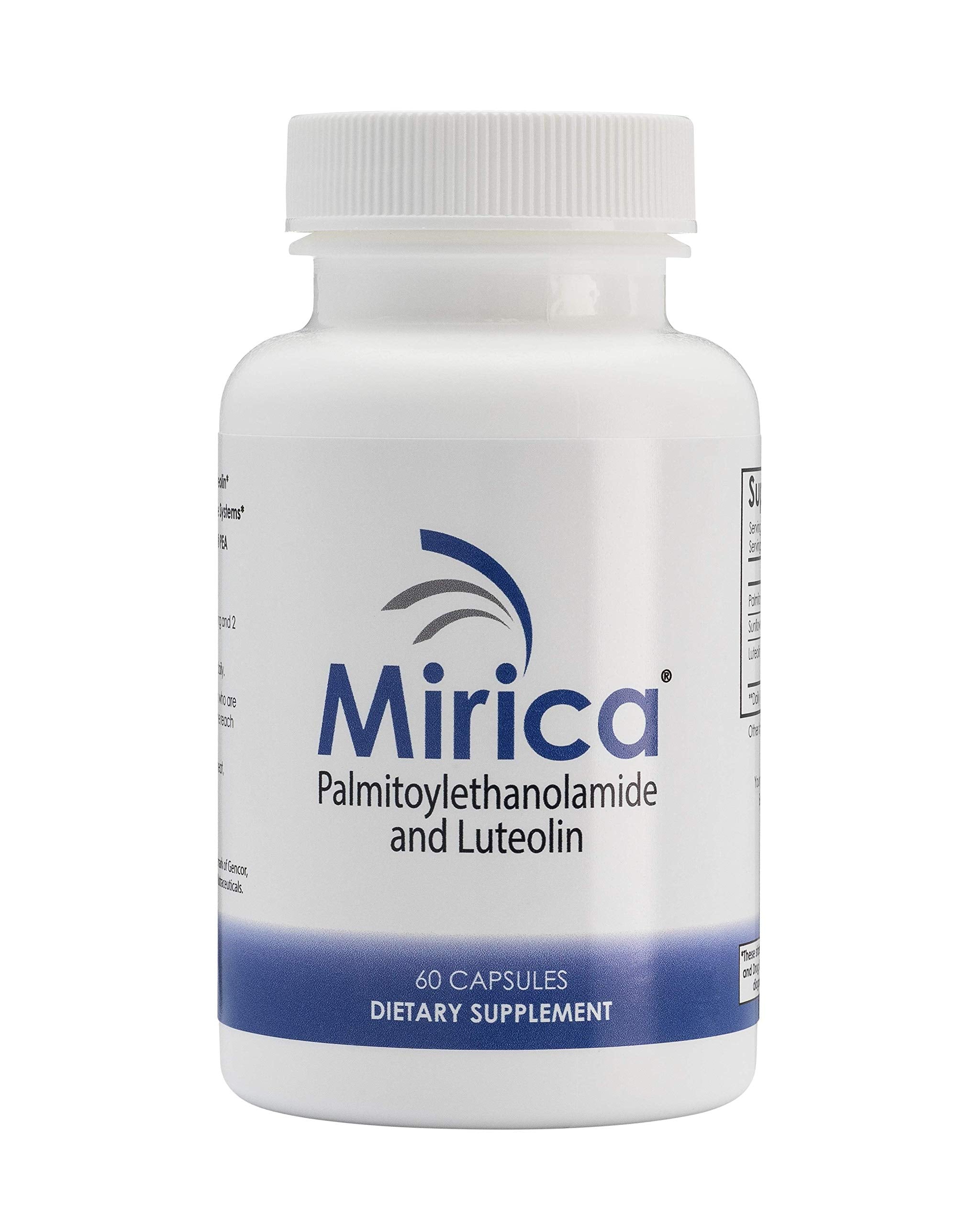 Mirica pea capsules close-up highlighting purity and potency for everyday support