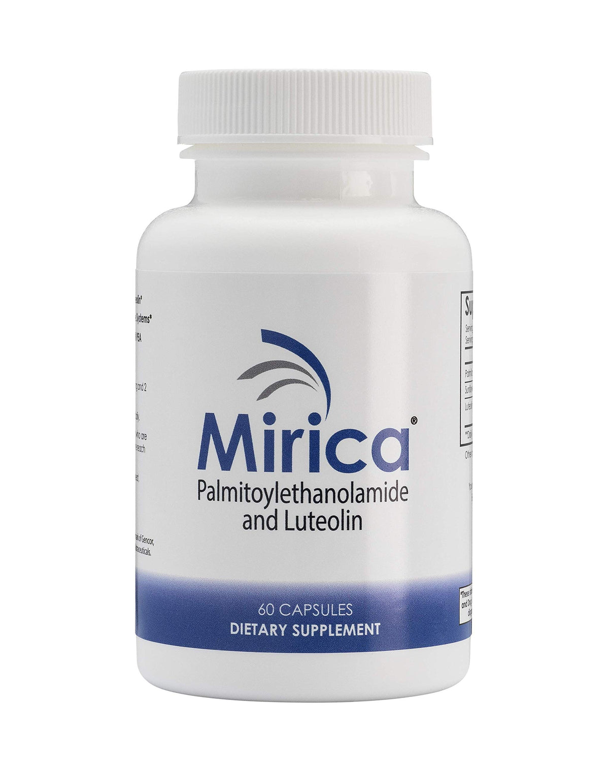 Mirica pea capsules close-up highlighting purity and potency for everyday support