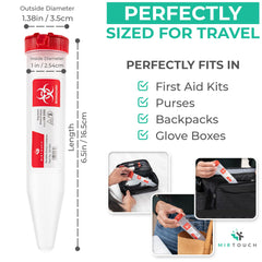 MirTouch Sharps-Shuttle locking lid secures contents during transport.