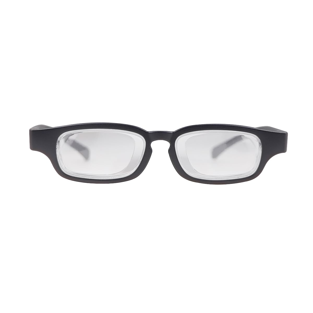 MIRYEA Flex Focal glasses close-up showing dial-adjustable focus for comfortable reading